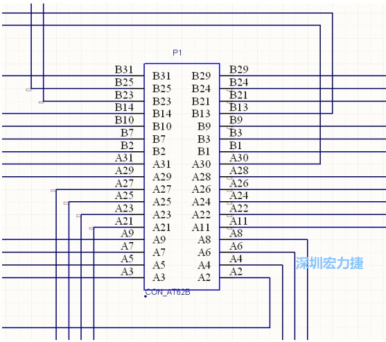 雙擊 1.SchDoc，文件可以被正常打開，下圖是其中的一部分：