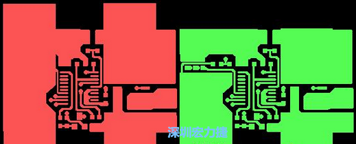 此操作可使文件中大部分的焊盤(pán)輸出后仍為焊盤(pán)，不會(huì)成為線性焊盤(pán)，并且不會(huì)產(chǎn)生像下圖一樣的短路情況
