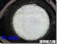 紅墨水染紅測(cè)試分析-IC面，允收