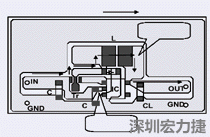 圖2：升壓電路的PCB設(shè)計示例。
