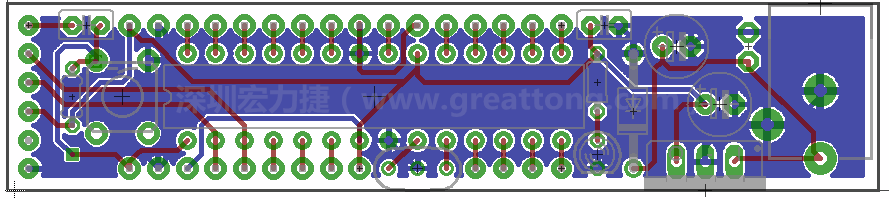 以上就是布線的所有步驟了。接下來就只剩下絲?。╯ilk-screen）、建立Gerber檔跟drill檔和送去印刷電路板廠制作的步驟。