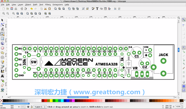 既然你有一個以電路板為背景的清晰影像了，使用向量工具將要絲印的圖像畫在上面吧，下面有一個例子。